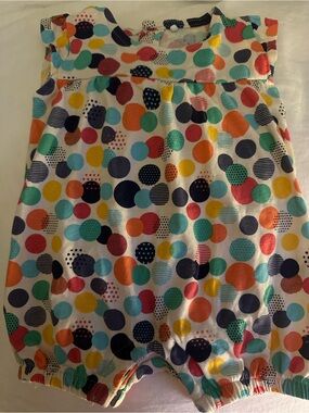Boboli-Colorful Polka Dot Baby Romper(6 month)